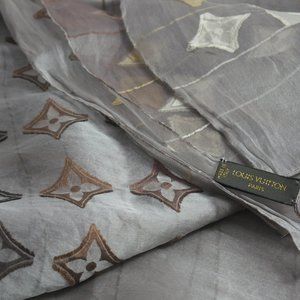 SOLD Monogram Silk Shawl Scarf | Louis Vuitton